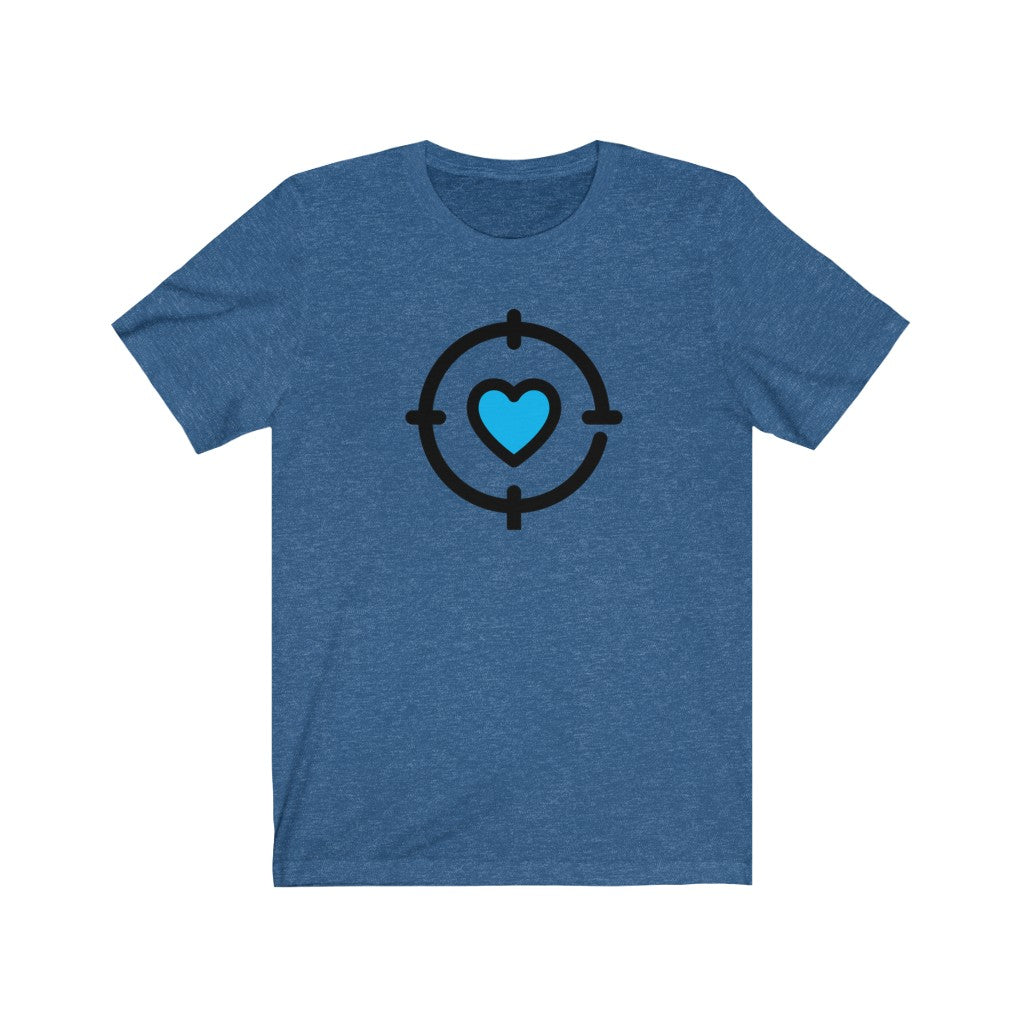 Blue Heart Logo Tee – A Little Moore Love Foundation